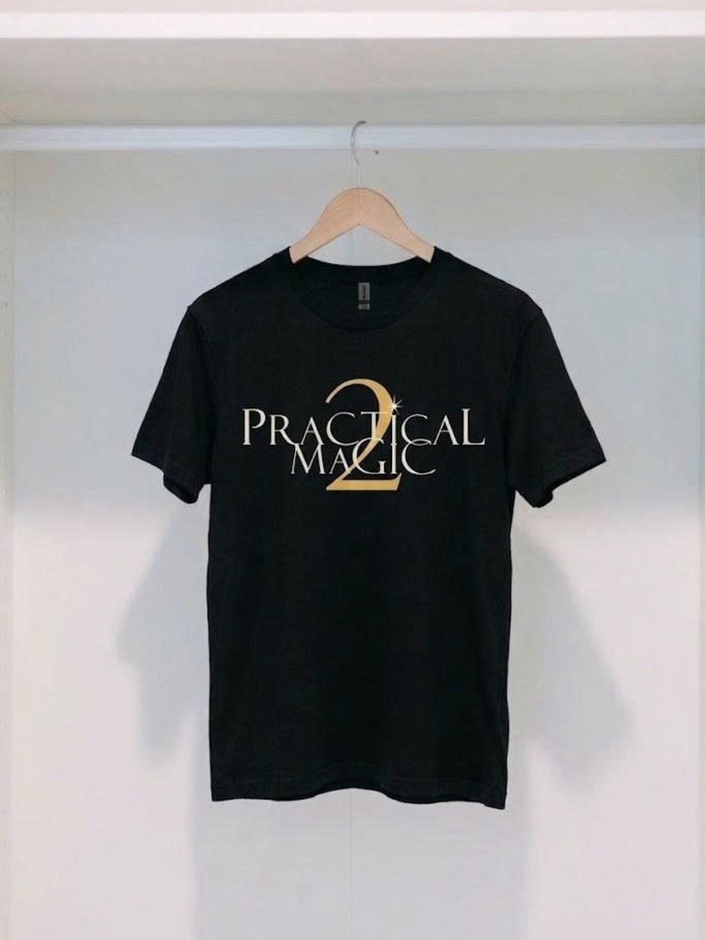 Practical Magic 2 Graphic Tee | Celestial Witchy Graphic Tee Top Black